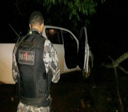 ABANDONADA - HILUX furtada de coronel da PM é localizada